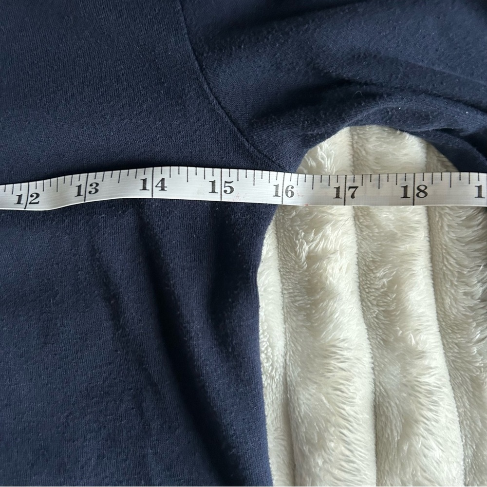 GAP Womens 3/4 Sleeve Navy Blue Shirt - Picture 2 of 8